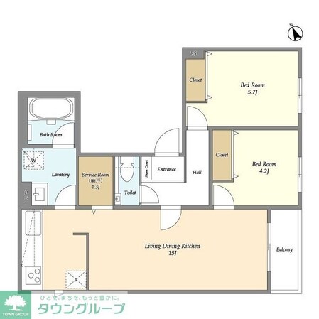 Amis学芸大学の物件間取画像